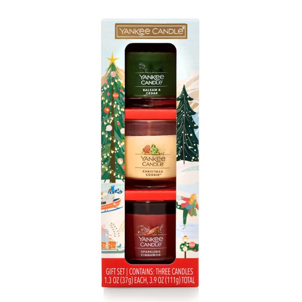 Yankee Candle Christmas Classics Mini Scented Candle Gift Set Holiday